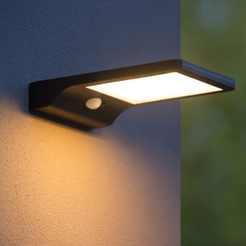 Lucide BASIC - nástěnné svítidlo venkovní - LED - 1x3W 2700K - IP44 - Černá 22862/04/30, LUCIDE, TRENDY svítidla