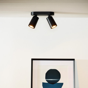 Lucide 23954/11/30 XYRUS bodové svítidlo 2xGU10 - 5W - černé, LUCIDE, TRENDY svítidla