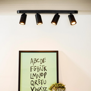 Lucide 23954/21/30 XYRUS bodové svítidlo 4xGU10 - 5W - černé, LUCIDE, TRENDY svítidla