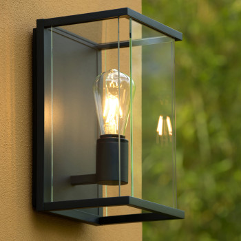 Lucide CLAIRE - nástěnné svítidlo venkovní - IP54 - Černá 27883/01/30, LUCIDE, TRENDY svítidla