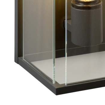 Lucide CLAIRE - nástěnné svítidlo venkovní - IP54 - Černá 27883/01/30, LUCIDE, TRENDY svítidla