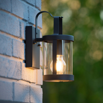 Lucide LINDELO - nástěnné svítidlo venkovní - IP23 - Černá 29825/01/30, LUCIDE, TRENDY svítidla