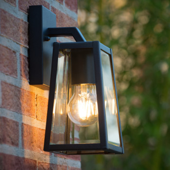 Lucide MATSLOT - nástěnné svítidlo venkovní - IP23 - Černá 29828/01/30, LUCIDE, TRENDY svítidla