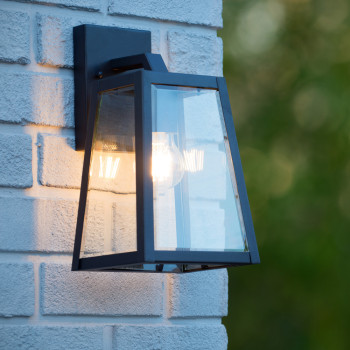 Lucide MATSLOT - nástěnné svítidlo venkovní - IP23 - Černá 29829/01/30, LUCIDE, TRENDY svítidla