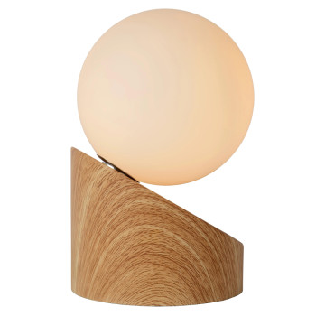 Lucide LEN - stolní lampa - 45561/01/72 - Ø 10 cm - G9 - světlé dřevo
