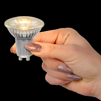 Lucide LED žárovka - Ø 5 cm - LED - GU10 - 1x5W 2700K - Průhledné, LUCIDE, TRENDY svítidla