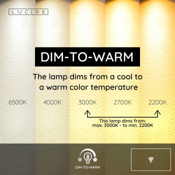 Lucide 49009/05/31 LED žárovka stmívatelná GU10/5W - bílá, LUCIDE, TRENDY svítidla