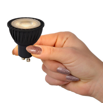 LED žárovka - GU10/5W 3krokově stmívatelná - černá, LUCIDE, TRENDY svítidla