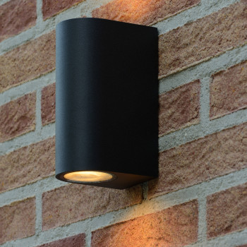 Lucide ZARO stropní bodové svítidlo koupelnové kulaté 2xGU10 černá, LUCIDE, TRENDY svítidla