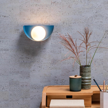 Nástěnné stmívatelné svítidlo BENNI 45201/01/35 - G9/28W - modré, LUCIDE, TRENDY svítidla