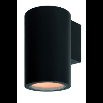 Lucide VOLANTIS venkovní nástěnné bodové svítidlo 1xE27 IP54 černá