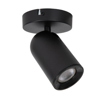 Lucide PUNCH nástěnné bodové svítidlo - 1xGU10 - černá, LUCIDE, TRENDY svítidla