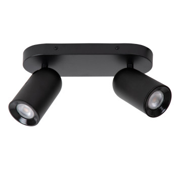 Lucide PUNCH stropní bodové svítidlo - 2xGU10 - černá, LUCIDE, TRENDY svítidla