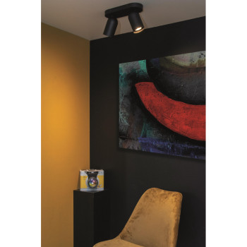 Lucide PUNCH stropní bodové svítidlo - 2xGU10 - černá, LUCIDE, TRENDY svítidla