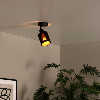 Lucide TAGALOG bodové stropní svítidlo 1xE27 černá, LUCIDE, TRENDY svítidla