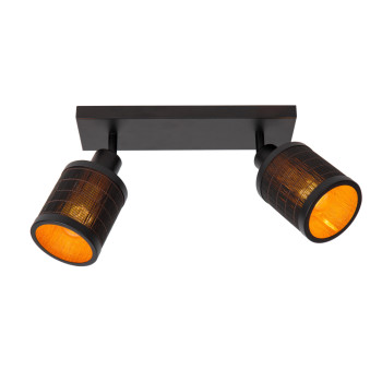 Lucide TAGALOG bodové stropní svítidlo 2xE27 černá, LUCIDE, TRENDY svítidla