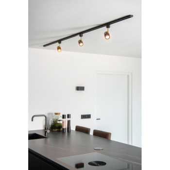 Lucide TRACK FLORIS bodové svítidlo 1xGU10 černá, LUCIDE, TRENDY svítidla