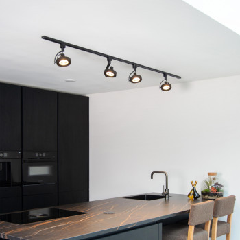 Lucide TRACK DORIAN bodové svítidlo 1xES111 černá, LUCIDE, TRENDY svítidla