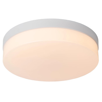 Lucide BISKIT – stropní svítidlo do Koupelny – Ø 28 cm – LED – 1x18W 2700K – IP44 – se senzorem – Bílé, LUCIDE, TRENDY svítidla