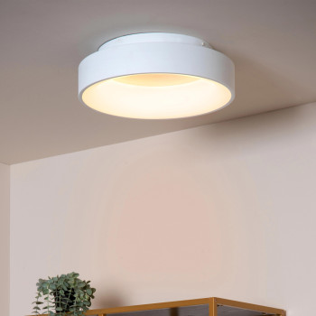 Lucide MIRAGE - stropní svítidlo - Ø 38 cm - LED - stmívatelné - 1x22W 2700K - Bílá, LUCIDE, TRENDY svítidla
