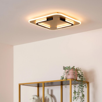 Lucide ANDREAS - stropní svítidlo - LED - 1x30W 2700K - zlatá / Mosaz, LUCIDE, TRENDY svítidla