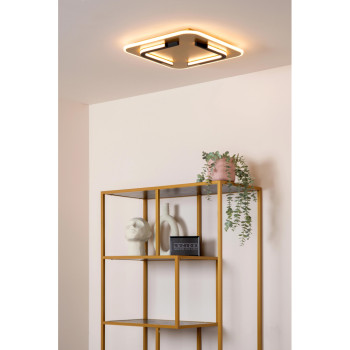 Lucide ANDREAS - stropní svítidlo - LED - 1x30W 2700K - zlatá / Mosaz, LUCIDE, TRENDY svítidla