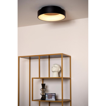 Lucide MIRAGE - stropní svítidlo - Ø 38 cm - LED - stmívatelné - 1x22W 2700K - Černá, LUCIDE, TRENDY svítidla