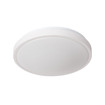 Lucide DASHER – stropní svítidlo do Koupelny – Ø 34,8 cm – LED – 1x18W 2700K – IP44 – se senzorem – Bílé, LUCIDE, TRENDY svítidla