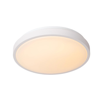 Lucide DASHER – stropní svítidlo do Koupelny – Ø 34,8 cm – LED – 1x18W 2700K – IP44 – se senzorem – Bílé, LUCIDE, TRENDY svítidla