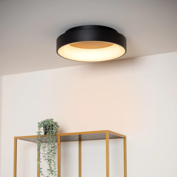 Lucide MIRAGE - stropní svítidlo - Ø 45 cm - LED - stmívatelné - 1x33W 2700K - Černá, LUCIDE, TRENDY svítidla