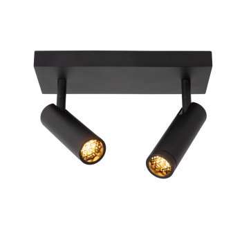 Lucide GRADO - Stropní bodové svítidlo - 2xGU10 (MR11) - Černé, LUCIDE, TRENDY svítidla