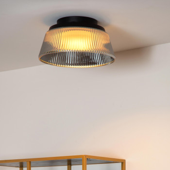 Lucide VIXI - stropní svítidlo - Ø 35 cm - LED - stmívatelné - 1x17,6W 2900K - Smoke Grey, LUCIDE, TRENDY svítidla