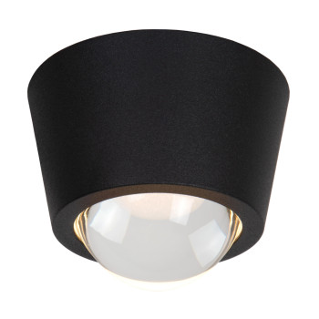 Lucide RIGON - stropní svítidlo - Ø 9 cm - LED - 1x6W 3000K - Černá, LUCIDE, TRENDY svítidla