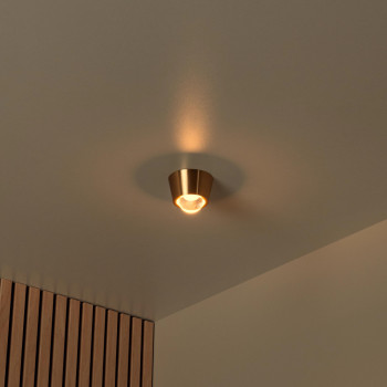 Lucide RIGON - stropní svítidlo - Ø 9 cm - LED - 1x7W 3000K - zlatá / mosazná, LUCIDE, TRENDY svítidla