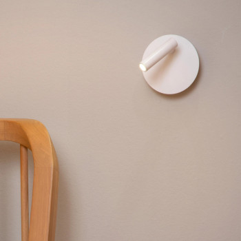 Lucide JOLIJN - Dobíjecí noční lampa / Nástěnné svítidlo - USB nabíjení - Ø 10,2 cm - LED - 1x2W 3000K - bílá, LUCIDE, TRENDY svítidla