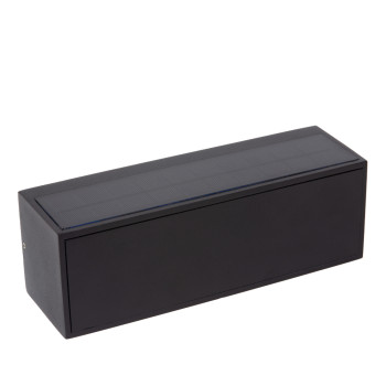 Lucide SUTTON - Nástěnné venkovní svítidlo - LED stmívatelné - 1x2W 2850K/3150K - IP54 - Senzor Den/Noc - Černá, LUCIDE, TRENDY svítidla