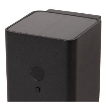 Lucide RAMIN - Nástěnné svítidlo vnitřní/venkovní - LED stmívatelné - 1x1W - IP54 - Senzor Den/Noc - Černá, LUCIDE, TRENDY svítidla