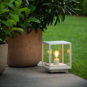 Lucide CLAIRE - nástěnné svítidlo - 1xE27 - IP54 - bílé, LUCIDE, TRENDY svítidla