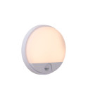 Lucide HUPS IR – Nástěnné svítidlo Vnitřní/Venkovní – Ø 21 cm – LED – 1x10W 3000K – IP54 – se senzorem – B