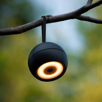 Lucide LUNEX - Dobíjecí nástěnné svítidlo Vnitřní/venkovní - Baterie - 1x2W 3000K - IP54 - černé, LUCIDE, TRENDY svítidla