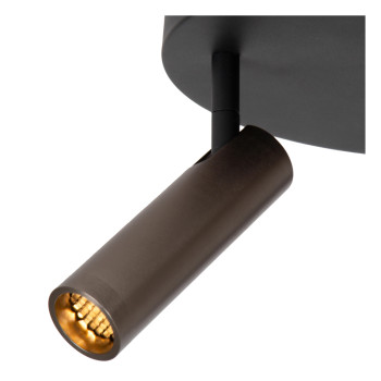 Lucide GRADO - stropní bodové svítidlo - Ø 25 cm - 3xGU10 - šedá, LUCIDE, TRENDY svítidla