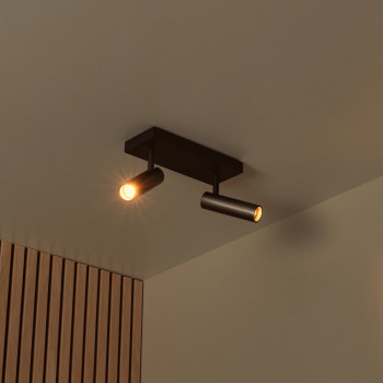 Lucide GRADO - stropní bodové svítidlo - 2xGU10 - šedá, LUCIDE, TRENDY svítidla