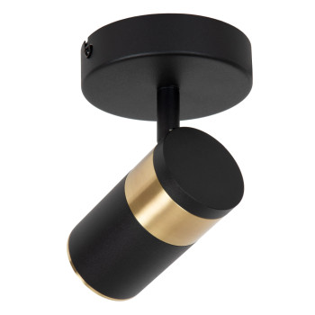 Lucide GORIK - bodové svítidlo / nástěnné svítidlo - 1xGU10 - černé, LUCIDE, TRENDY svítidla