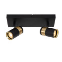 Lucide GORIK - stropní bodové svítidlo - 2xGU10 - černé