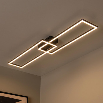 Lucide ARIANNE - stropní svítidlo - LED - 1x23W 2700K/4000K - černé, LUCIDE, TRENDY svítidla
