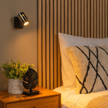 Lucide UPTON - nástěnné svítidlo - 1xGU10 - šedá, LUCIDE, TRENDY svítidla