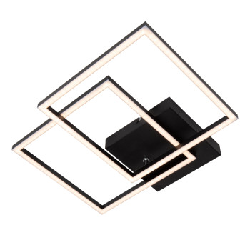 Lucide ARIANNE - stropní svítidlo - LED - 1x23W 2700K/4000K - černé, LUCIDE, TRENDY svítidla