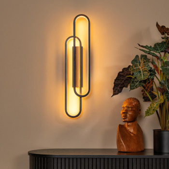 Lucide THELMA - nástěnné svítidlo - LED stmívatelné - 1x35W 2700K - černé, LUCIDE, TRENDY svítidla