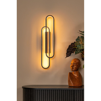 Lucide THELMA - nástěnné svítidlo - LED stmívatelné - 1x35W 2700K - černé, LUCIDE, TRENDY svítidla