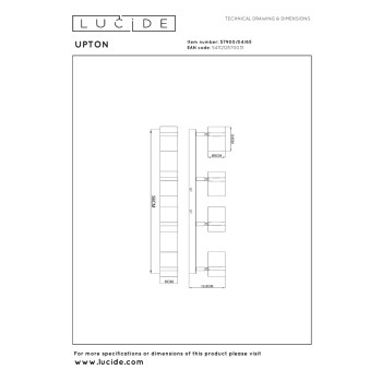 Lucide UPTON - stropní bodové svítidlo - 4xGU10 - šedá, LUCIDE, TRENDY svítidla